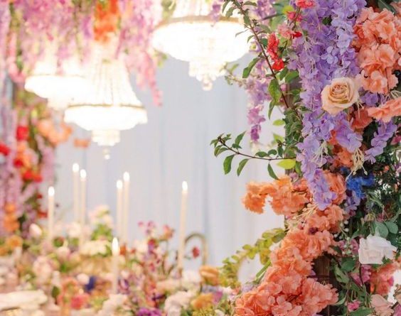 Pink and White Backdrop